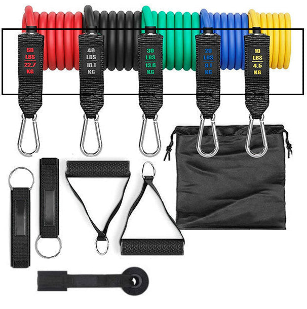 5 Piece Resistance Bands Set